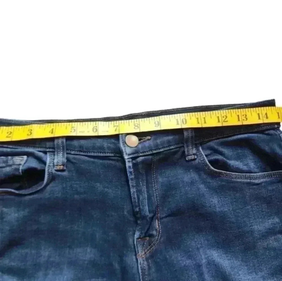 J BRAND 811 Mid-Rise Skinny Jeans Embrace Dark Wash Blue Zip Fly Women's size 28 - Picture 12 of 13